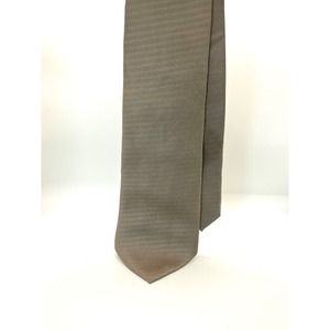 Preswick & Moore Tan Silk Necktie, Excellent Condition, Preowned, Vintage